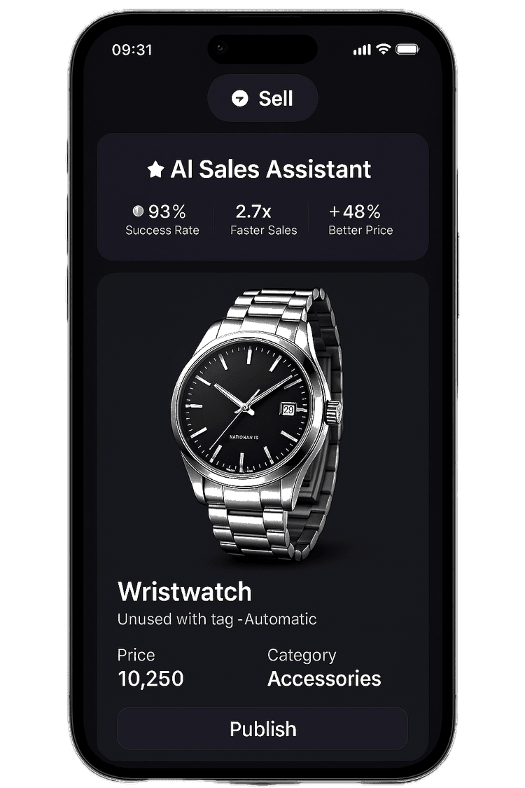 Publishing screen